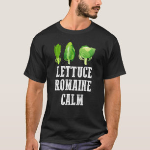 T-shirt Laitue Romaine Calme Jardinage Amour Et Gentilles