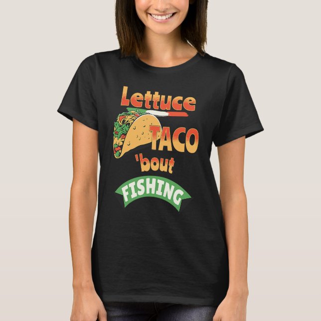 T-shirt Laitue Taco Bout Pêche (Devant)