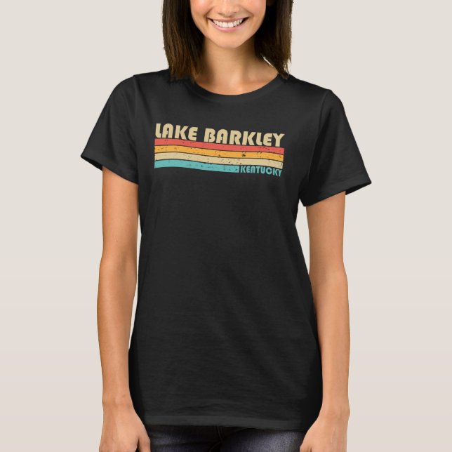 T-shirt LAKE BARKLEY KENTUCKY Funny Pêche Camping Été (Devant)