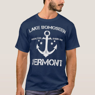 T-shirt LAKE BOMOSEEN VERMONT Funny Fishing Camping Gift