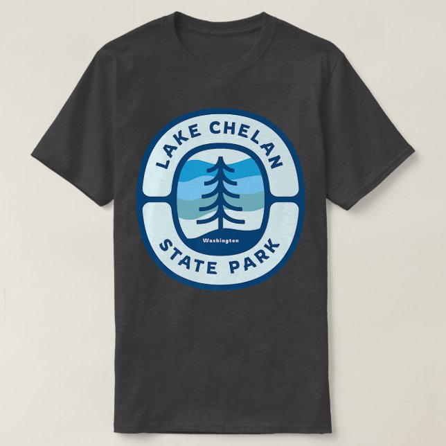 T-shirt Lake Chelan State Park Washington WA Vacances Souv (Design devant)