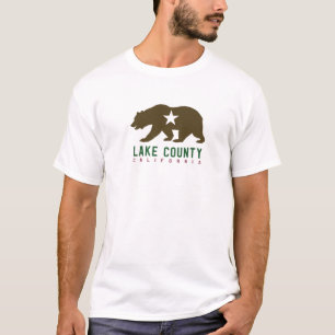 T-shirt Lake County Winery California Wine Lovers Drapeau