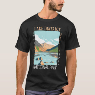 T-shirt Lake District National Park England désorganisée