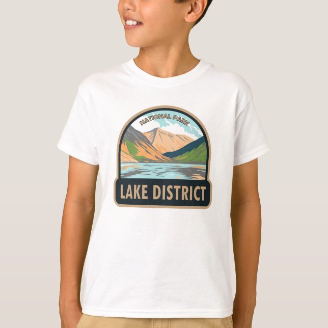 T-shirt Lake District National Park Wasdale Head England (Devant)