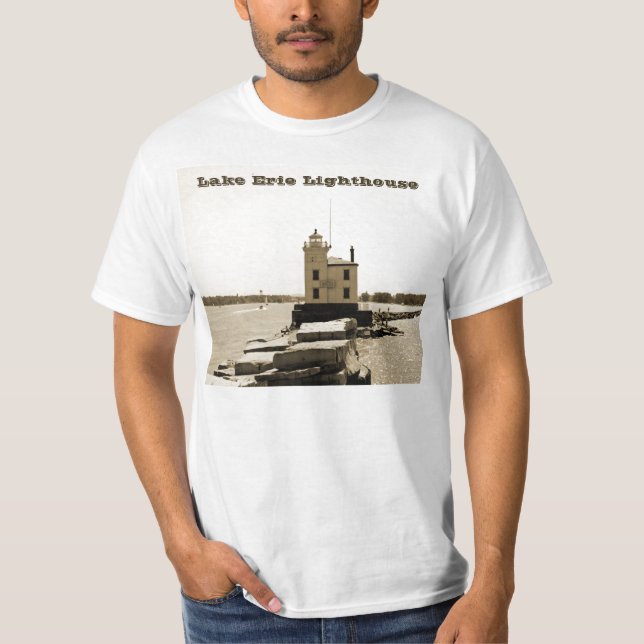 T-shirt Lake Erie Lighthouse (Devant)