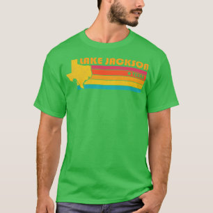 T-shirt Lake Jackson Texas Vintage Souvenir désorganisé