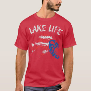 T-shirt Lake Life 4 juillet Patriotic Premium