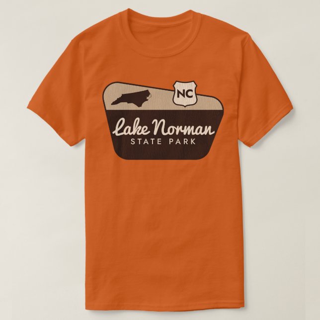 T-shirt Lake Norman State Park North olina Affiche de bien (Design devant)