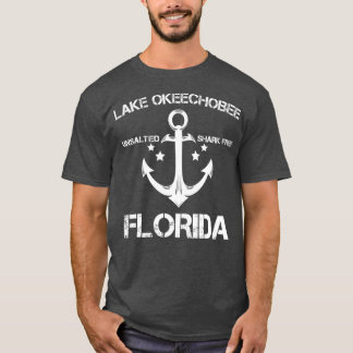 T-shirt LAKE OKEECHOBEE FLORIDA Funny Fishing Camping