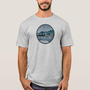 T-shirt Lake Placid New York Réflexion