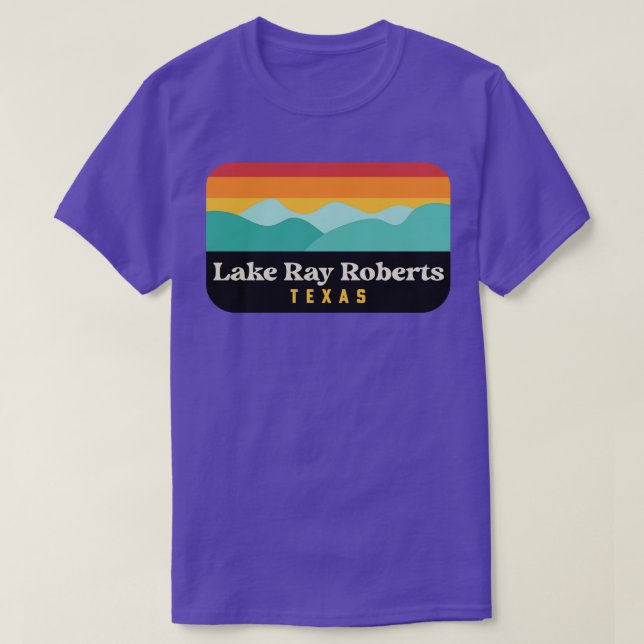 T-shirt Lake Ray Roberts Texas State Park Point pilote (Design devant)
