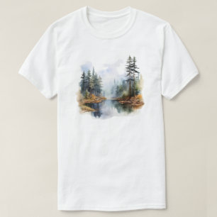 T-Shirt Lake Scene