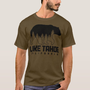 T-shirt Lake Tahoe California Bear Grizzly Pride Extérieur