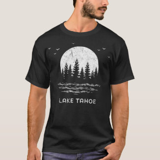 T-shirt Lake Tahoe California Nevada Mountain Resort Moon 