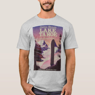T-shirt Lake Tahoe Sierra Nevada USA Poster d'affiche