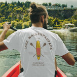 T-shirt Lake Wallenpaupack Pennsylvania Paddle Boarding<br><div class="desc">Lake Wallenpaupack Pennsylvania Paddle Boarding. Conception idéale pour les amateurs de kayak en plein air,  paddle-board,  camping,  camping,  camping,  randonneur,  randonnée,  pêche,  voyage en famille,  voyage d'été. Ce design unique est également une idée cadeau pour ceux qui aiment les activités de plein air avec des amis et la famille.</div>