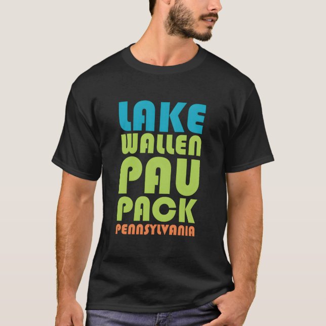 T-shirt Lake Wallenpaupack Pennsylvania Wallenpaupack (Devant)