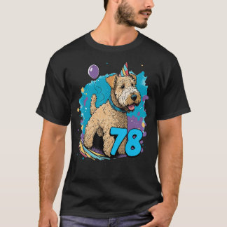 T-shirt Lakeland Terrier Chien 78e anniversaire Parti à th