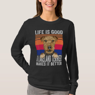 T-shirt Lakeland Terriers Votre Vie Est Vintage