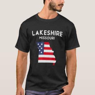 T-shirt Lakeshire Missouri USA State America Travel Missou