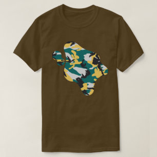 T-shirt Lakeside Camo Motif Paint Splat