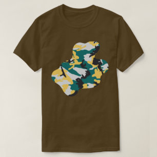 T-shirt Lakeside Camo Motif Paint Splat v3