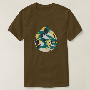 T-shirt Lakeside Camo Motif Teardrop
