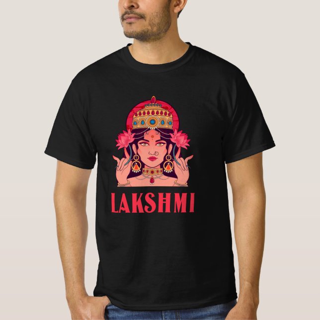 T-shirt Lakshmi est la déesse de la bonne fortune (Devant)