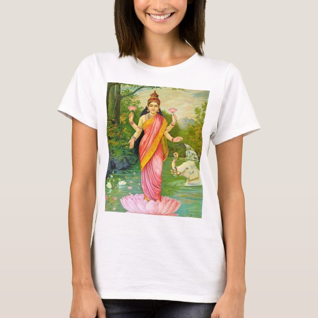 T-shirt Lakshmi Hindu Goddess (Devant)