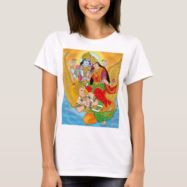 T-Shirt Lakshmi Narayan – Vêtements décontractés d (Devant)