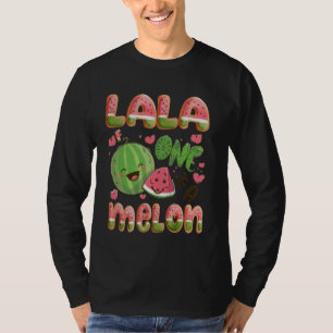 T-shirt Lala de One In A Melon 1er anniversaire Pastèque B