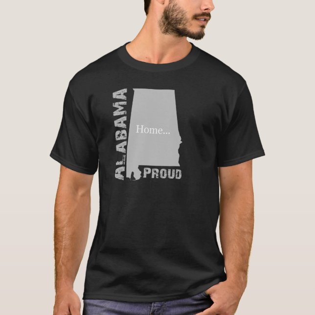 T-shirt L'Alabama fier (Devant)