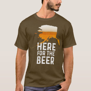 T-shirt L'Alaska Drôle Pour La Bière