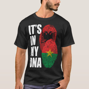 T-shirt L'Albanais Et Le Burkinabé Mélangent Le Patrimoine