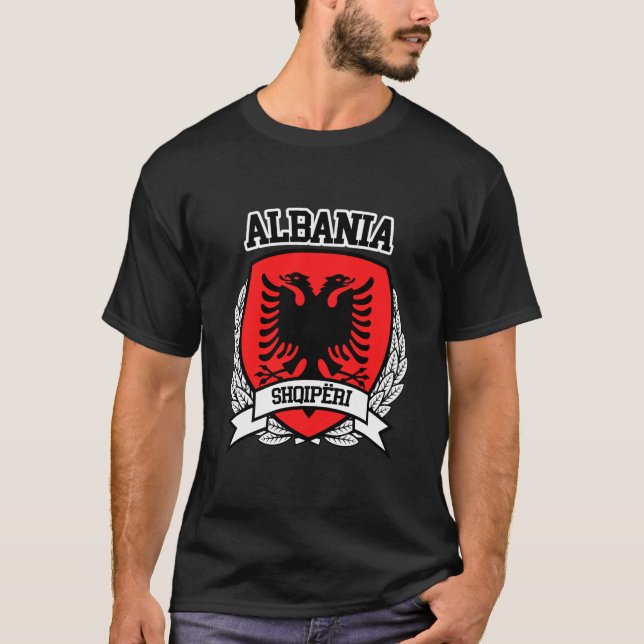 T-shirt L'Albanie (Devant)