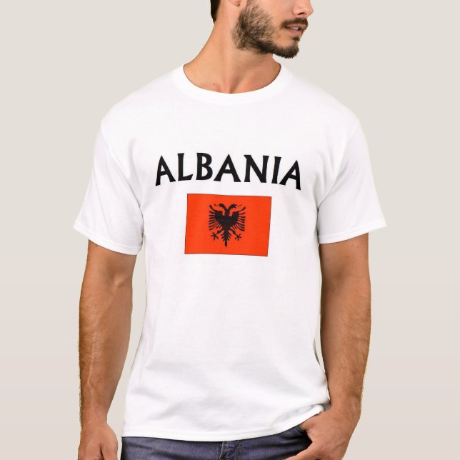 T-shirt L'Albanie (Devant)