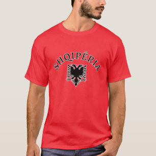 T-shirt L'Albanie avec l'aigle - shqiponja de dhe de