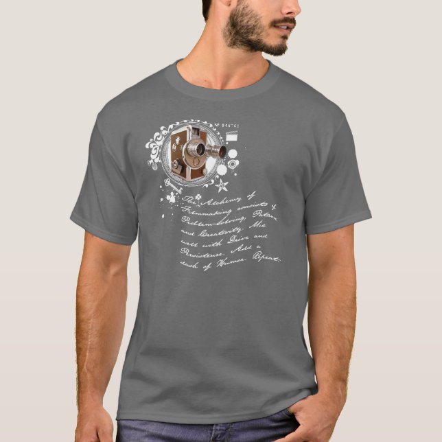 T-shirt L'alchimie du cinéma (Devant)
