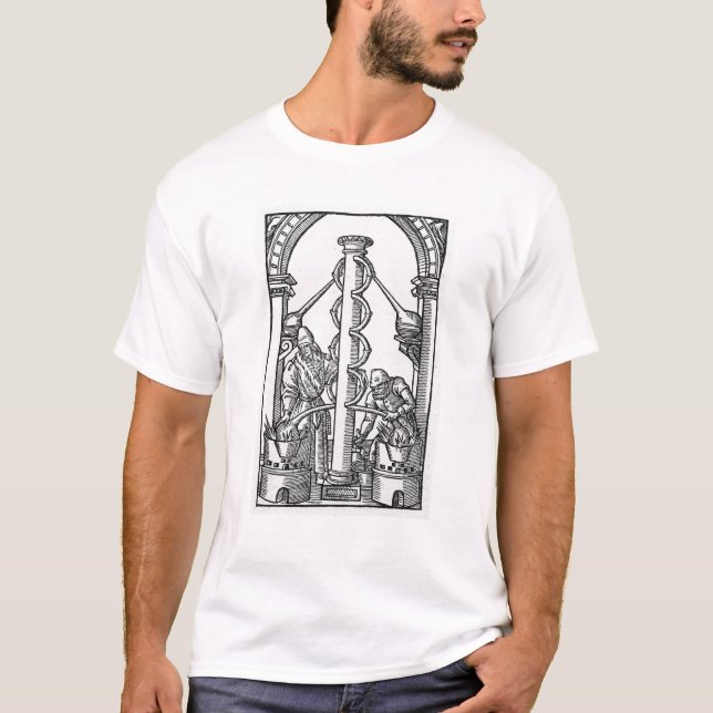 T-shirt L'alchimiste au travail (Devant)
