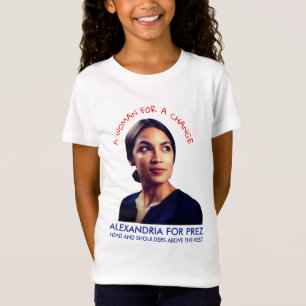 T-Shirt L'Alexandrie Ocasio Cortez pour Prez