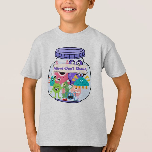 T-shirt L'Alien Jar Ne secoue pas les Aliens (Devant)