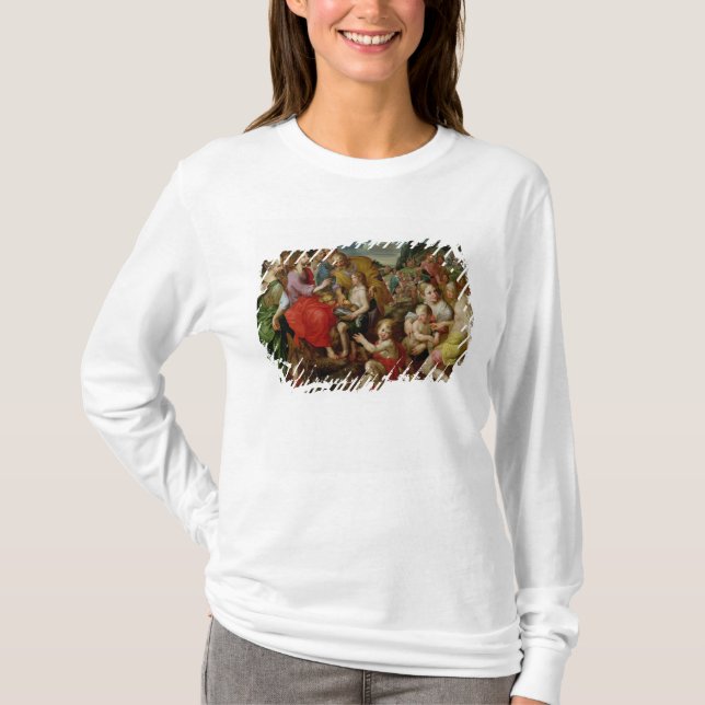 T-shirt L'alimentation de cinq mille (Devant)