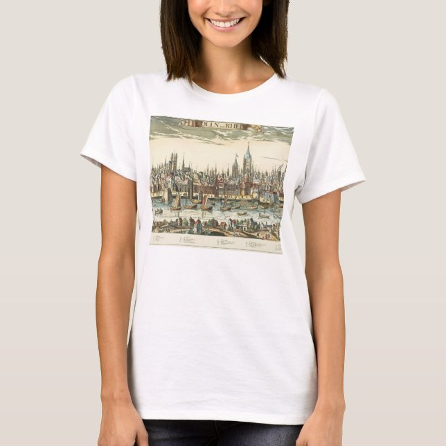 T-shirt L'Allemagne : Cologne, 1710 (Devant)