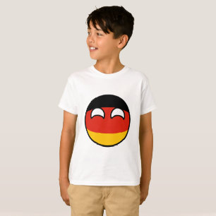 T-shirt L'Allemagne Geeky tendante drôle Countryball