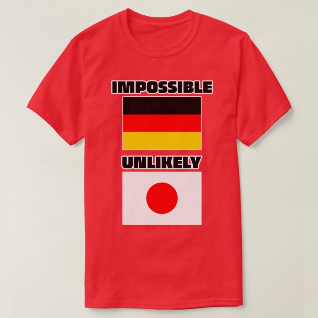 T-shirt L'Allemagne impossible Le Japon improbable (Design devant)