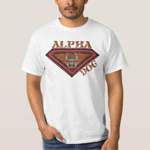 T-shirt L'Alpha Dog américain Pitbull Hollywood Mervel