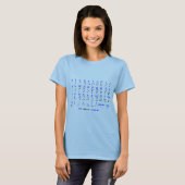 T-shirt L'alphabet braille (Devant entier)