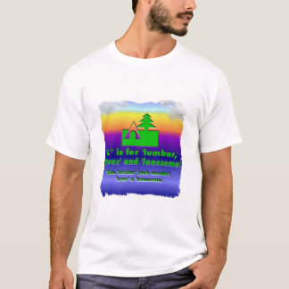 T-shirt l'alphabet des pattycake - lettre L