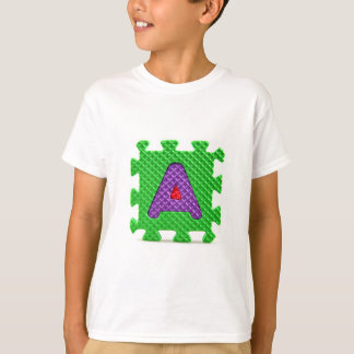 T-shirt L'alphabet marque avec des lettres le puzzle