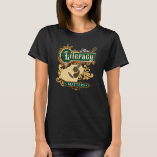 T-shirt L'alphabétisation musicale compte que j'aime mange